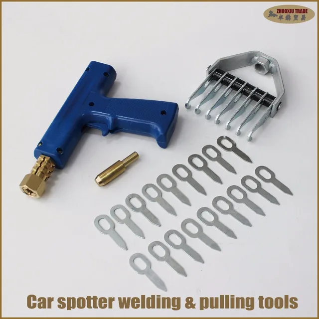 Spot dent puller kit lift pull aluminum repair work station car spotter