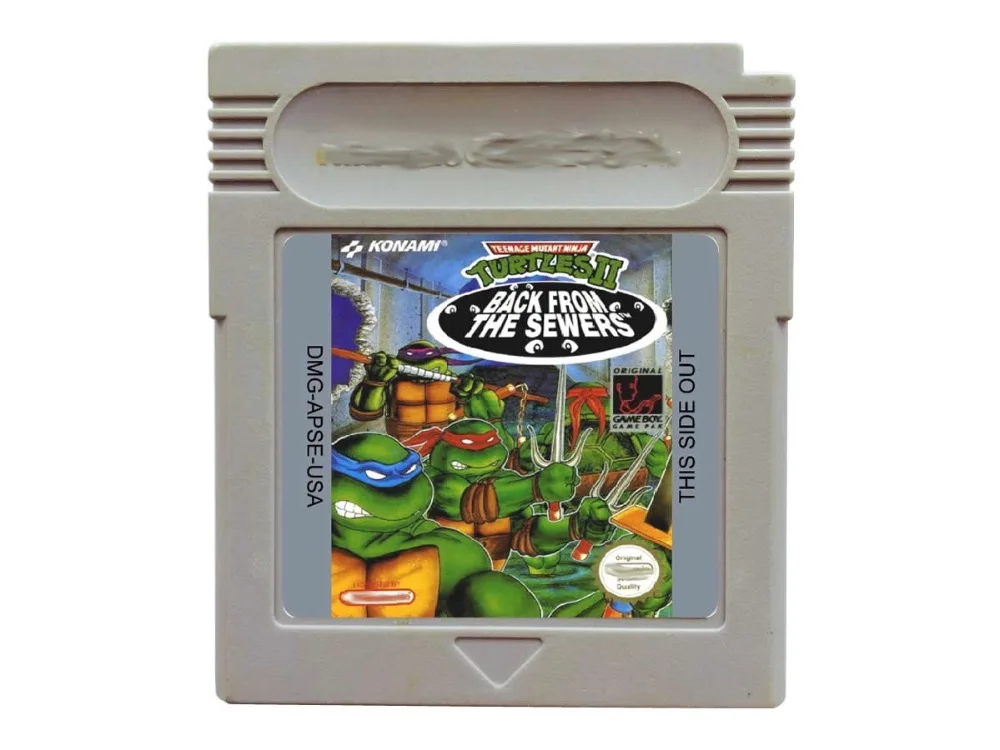 

8bit game card : Teenage Mutant Ninja Turtles II - Back from the Sewers ( USA Version!! )