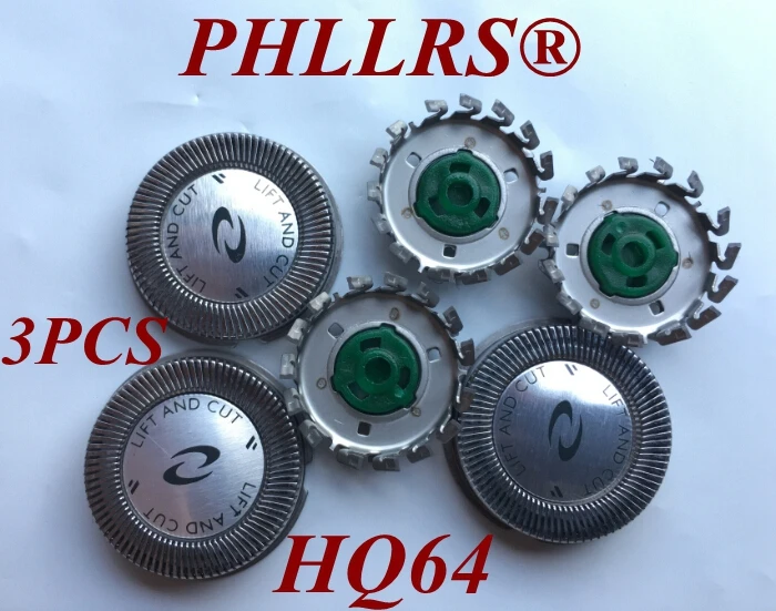 Сменная головка для бритвы PHILIPS HQ64 3 шт. HQ7360 HQ7390 HQ7110 HQ7120 HQ7140 PT710 PT715 PT725 PT720 HQ600 |