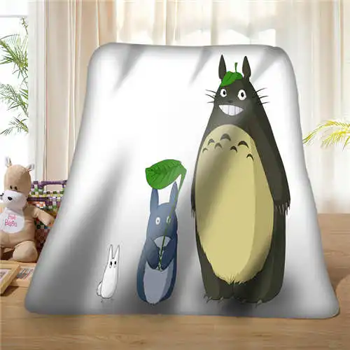 На заказ totoro_and_jiji__ b(1) одеяло мягкий флис DIY ваша фотография украшение спальня диван мульти размер#929-02-001-47 - Цвет: Blanket