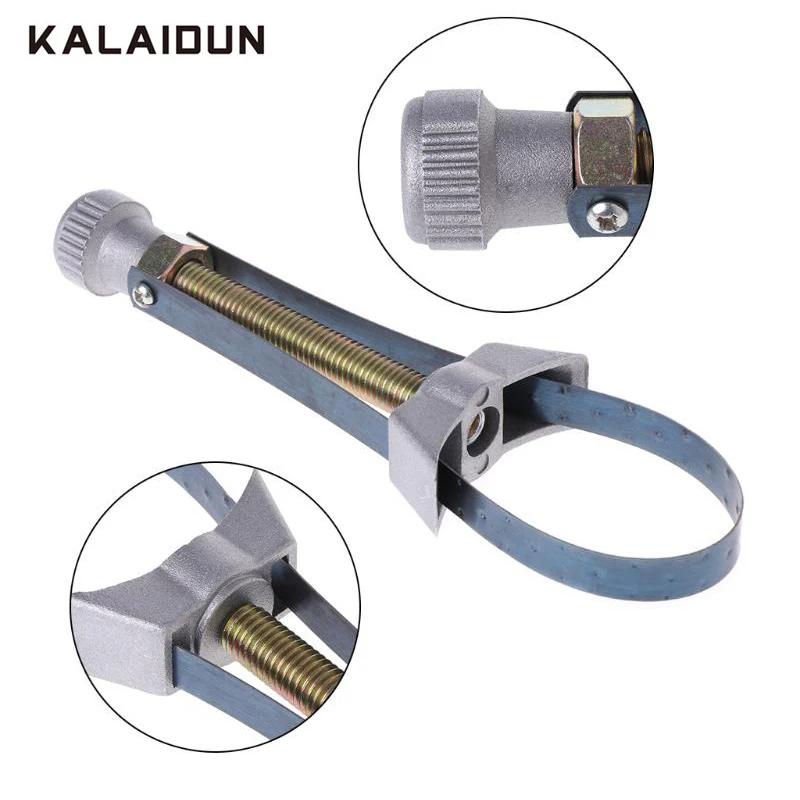 

KALAIDUN Oil Filter Wrench Adjustable Universal Key Ratchet Torque Strap Spanner Car Auto Repair Hand Tool Diameter 60 To 120mm