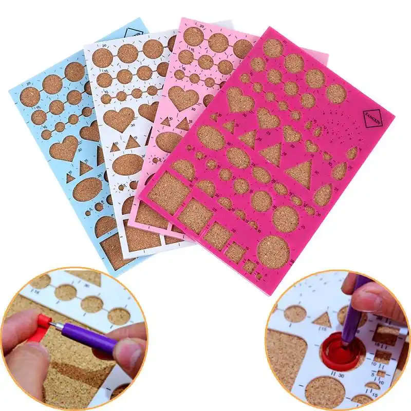 

21*15cm Paper-scrolling Filigree Mosaic Quilling Decoration Card DIY Carft Paper Quiliing Corkboard Template Paper Quilling Tool