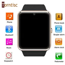 Neue Ankunft! GT08 Smartwatch mit Sim-karte Bluetooth-konnektivität Gesundheit Uhr für Apple Iphone Android Smartphone