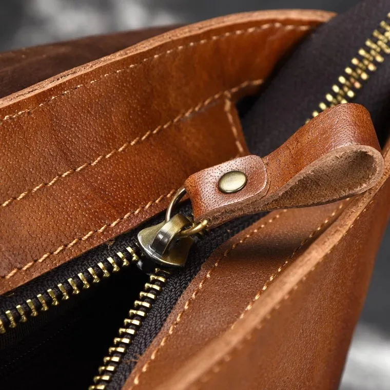 Laptop Vintage Daypack Reise Marke Echtem Männer Buch Brown Casual Leder Aus Pinsel Farbe Rucksack Taschen Schule Männlichen gZHpYq