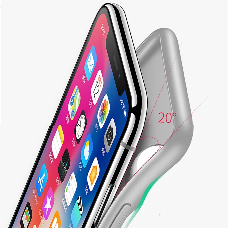6500mAh Slim Silicone shockproof Battery Charger Cases for iPhone XS Max XR X Power Bank Case External Pack Backup charger case 6500mAh Slim Silicone shockproof Battery Charger Cases for iPhone XS Max XR X Power Bank Case External Pack Backup charger case