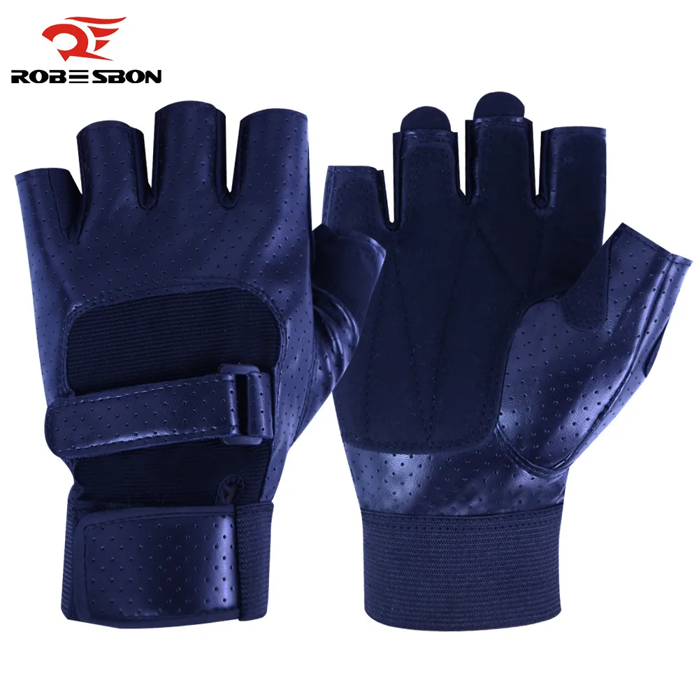 ROBESBON Bicycle Gel Anti Slip Sports Half Finger Cycling Gloves Road MTB Mountain Shockproof