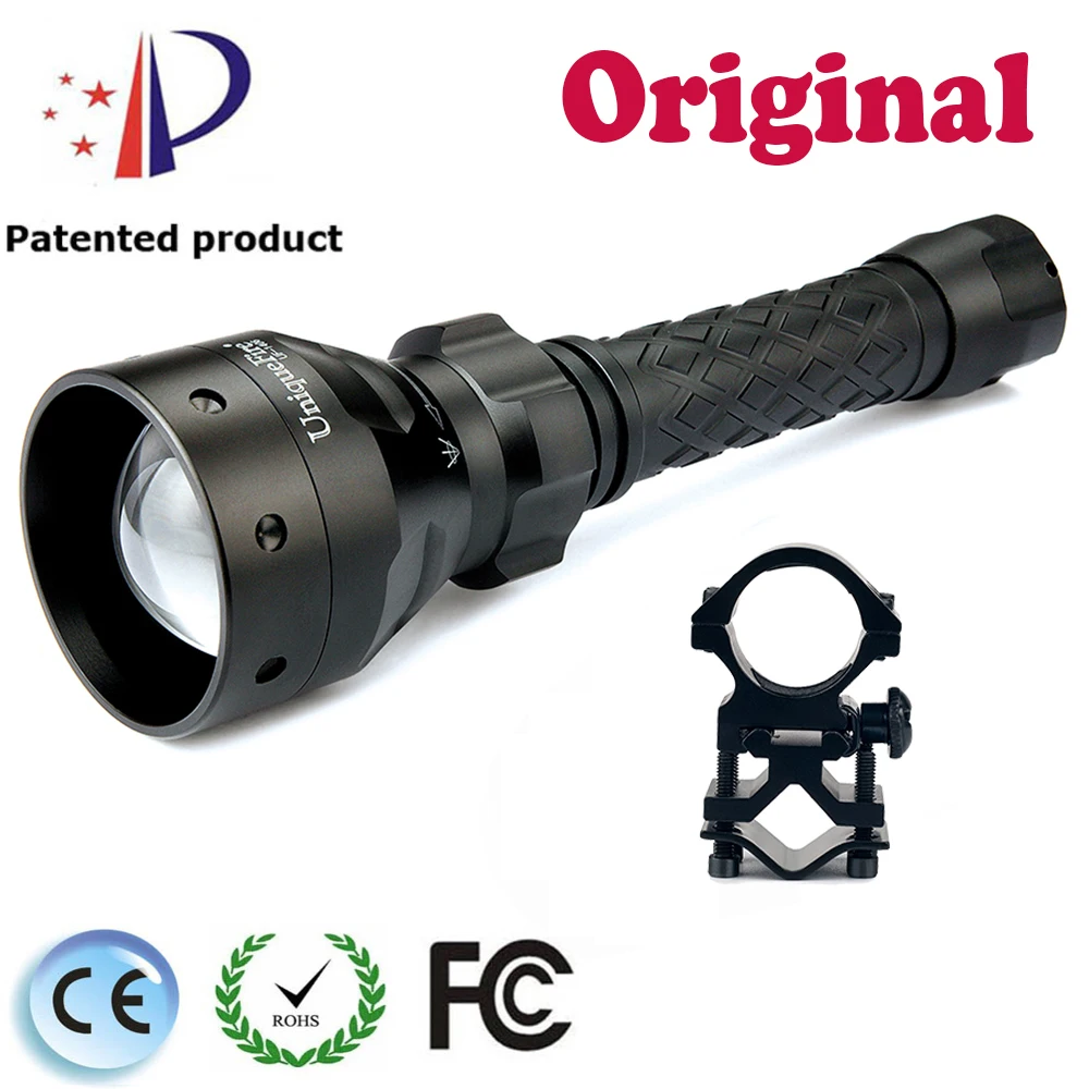 

UniqueFire 1406 IR850nm Flashlight Adjustable Infrared Hog And Coyote Flashlight+Scope Mount For Night Vision Hunting