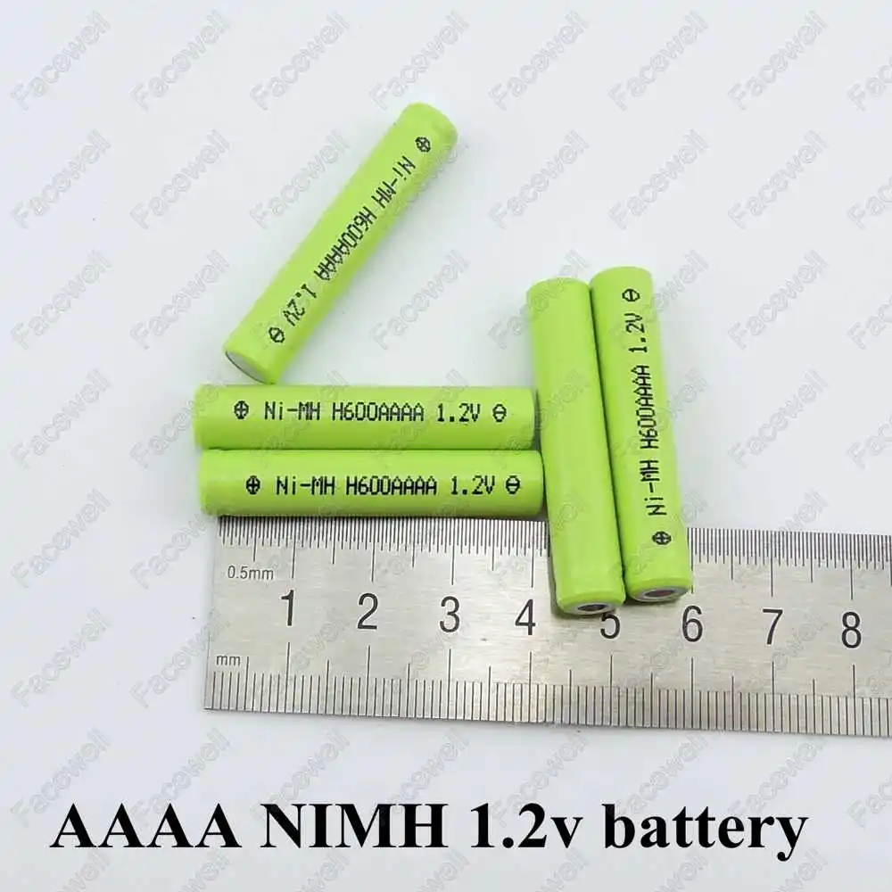 Buy 4pcs Brand aaaa 1.2v 600mah ni mh battery Ni MH