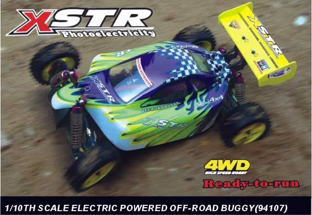 rc cars XSTR Photoelectricity 1/10th 4WD Electric Off-Road Buggy 94107 RTR