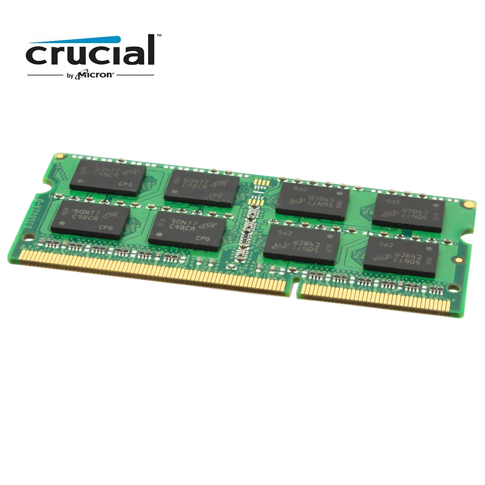  Crucial Laptop Memory 8GB=2PCS*4G PC3L 12800S DDR3L 1600HMZ 4GB laptop RAM 1.35V