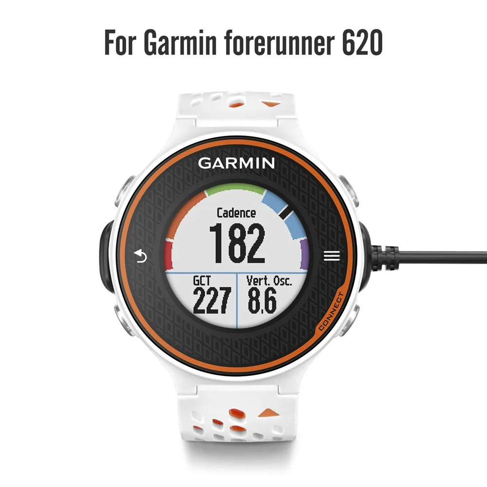 Cabo para Garmin Cabo do Carregador de Sincronização de Dados Relógio Carregador Forerunner m – 3.3ft Rápido Carregamento Usb Preto Acessórios Inteligentes 620 1