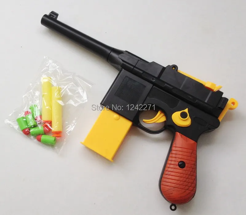 Купить 1 шт. классические игрушки маузер пистолет детские игрушки нерф ...