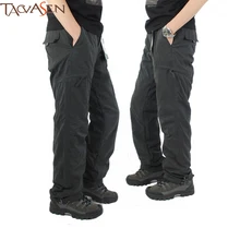 TACVASEN мужские брюки-карго с несколькими карманами, походные брюки, ветрозащитные штаны для улицы, флисовые треккинговые брюки, зимние альпинистские брюки