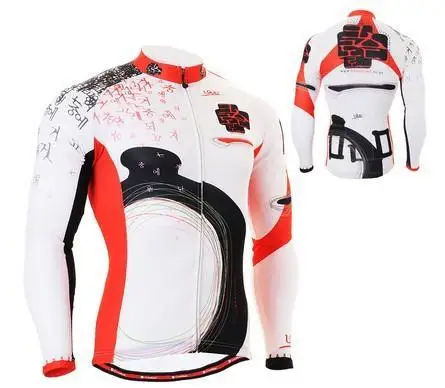 Men`s MTB Road Bike Gear 2501/ Useful 3 Rear-pockets Quick Dry Bicycle Clothing Long Sleeve Comfortable-fitting Cycling Jersey | Спорт и