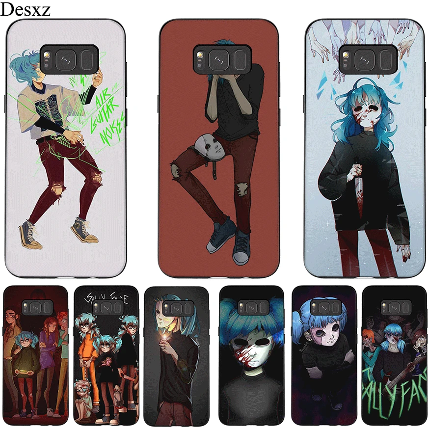 

Desxz Silicone Mobile Phone Case For Samsung S6 S7 Edge S8 S9 S10E S10 Plus Cover Sally Face Game Bag