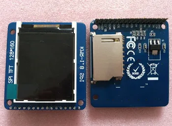 

1.8 inch TFT LCD Display Screen with PCB Board ST7735R Drive IC SPI Serial Interface 4 IO 128*160