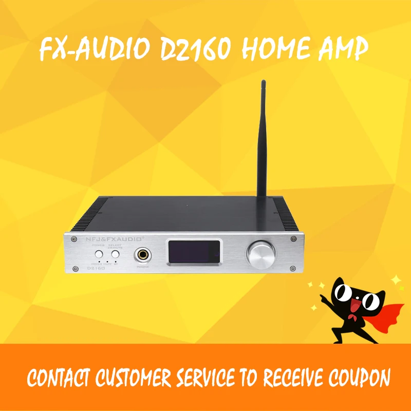 

Fx-Audio D2160 bluetooth amplifier usb dac decoding player hifi digital power amplifiers amplificador audio