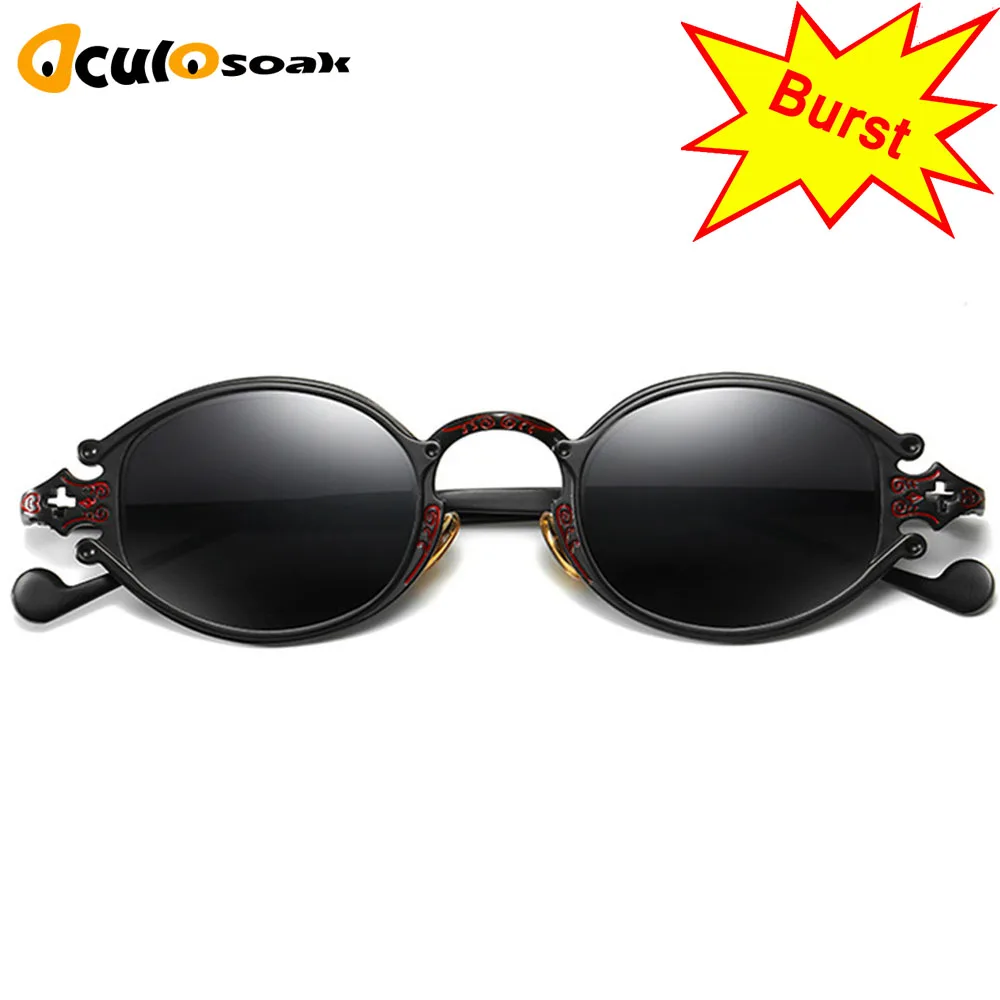 2019 Oval Sunglasses Women Luxury Brand Designer Shades Sun Glasses Men Metal Round Eyewear Vintage Sunglass 2019 Oval Sunglasses Women Luxury Brand Designer Shades Sun Glasses Men Metal Round Eyewear Vintage Sunglass