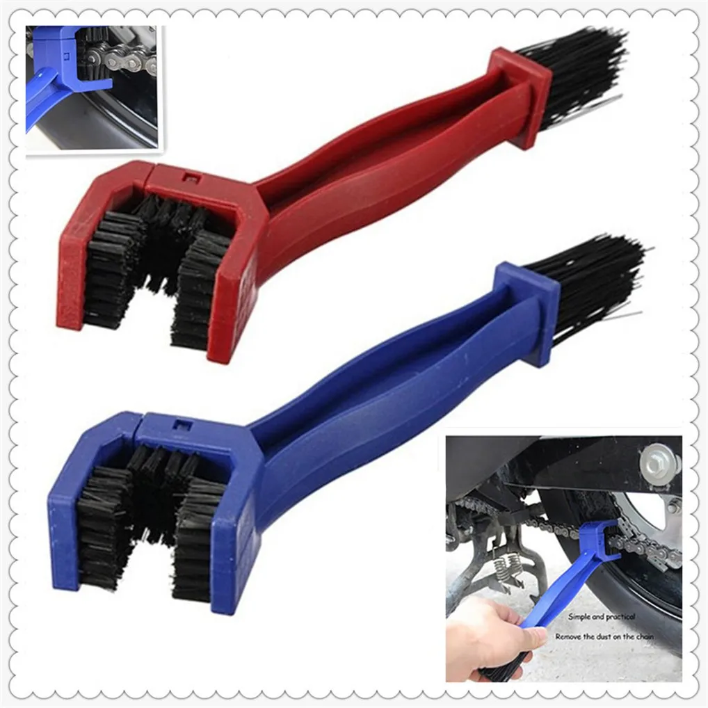 

universal Motorcycle Bike Grunge Gear Chain Brush Cleaner Scrubber Tool For Ducati 1098 S TRicoloR 1198 S R 749 S R 848 EVO