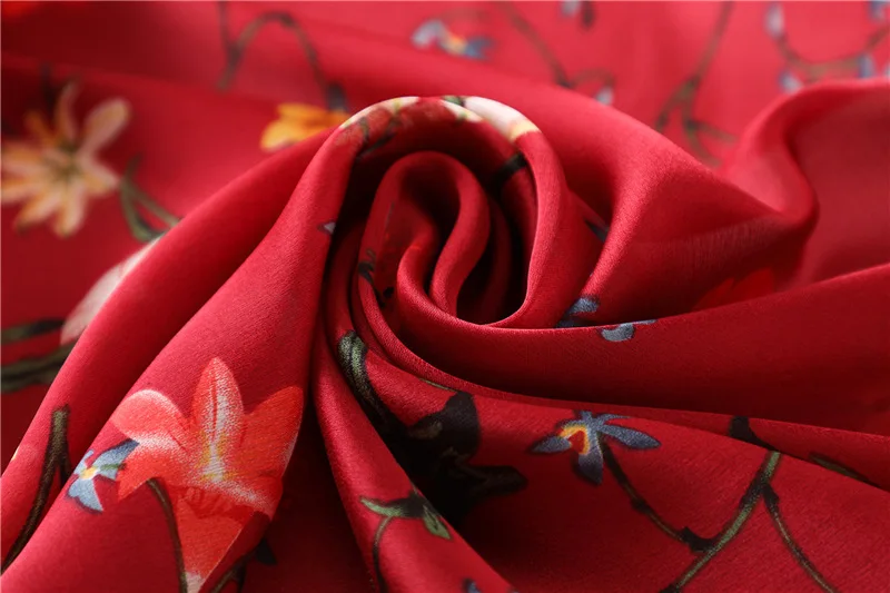 2019 сезон: весна-лето для женщин шарф модный принт Шелковый шарфы для Леди шали и обертывания пашмины Бандана Хиджаб