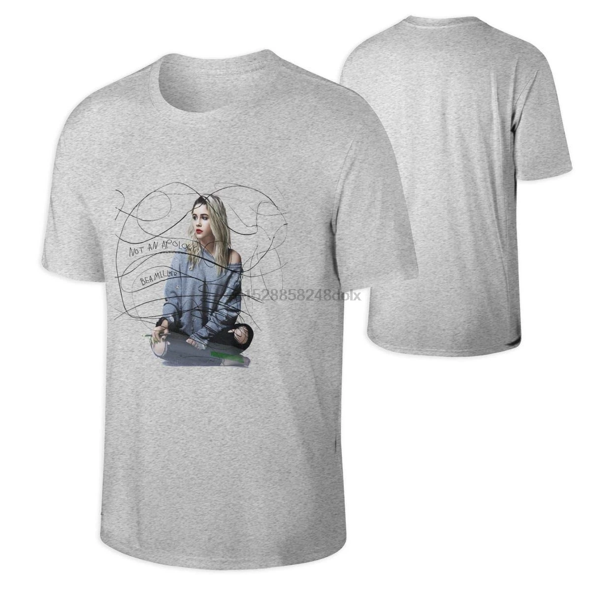 Mans Cool Hip Pop Bea Miller Not an Apology Music Band Anime Game Concert Short Sleeves T Shirts | Мужская одежда