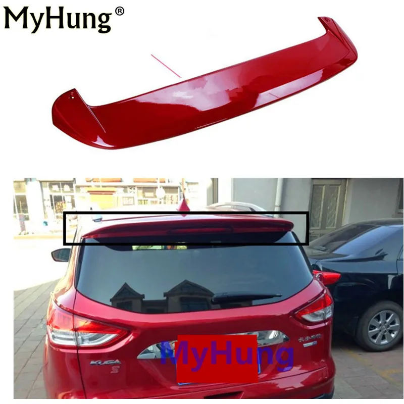 Car Spoiler ABS Primer Unpainted Factory Style Spoiler Rear Wing Spoiler for Ford Kuga Escape