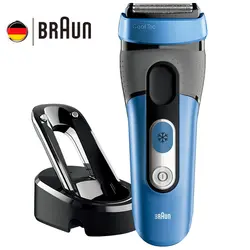 Braun Series 3 CoolTec CT4s Electriv Фольга бритвы Wet & Dry для Для мужчин борода бритва для бритья лезвия активное охлаждение технология