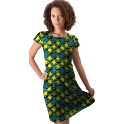 2018 Новый Дизайн Мода Африканский принт Для женщин платья индивидуальный заказ Дашики Одежда с рисунком в африканском стиле женская одежда