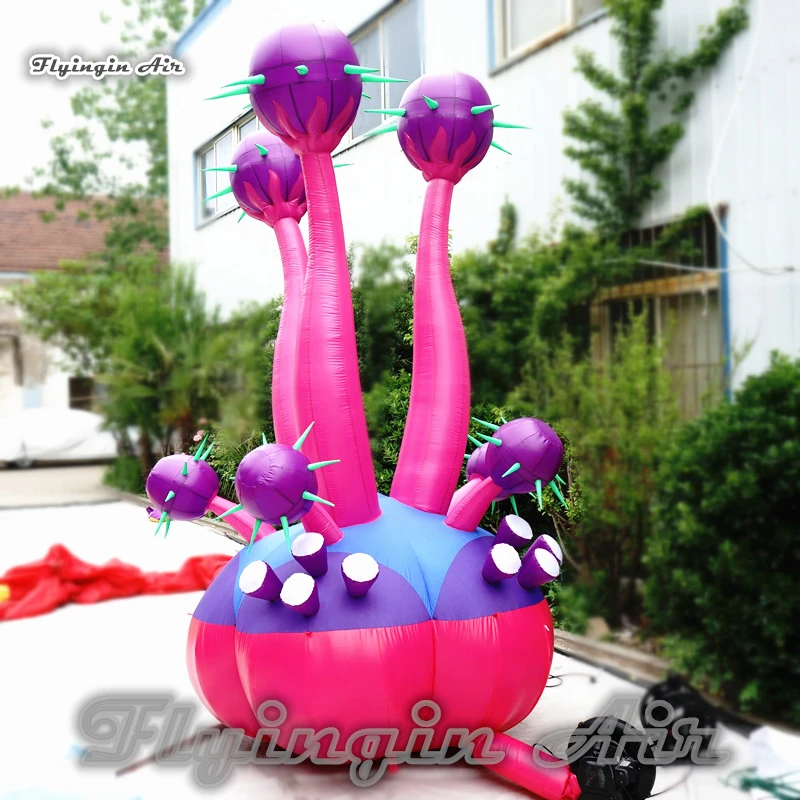 

Большой надувной чесночный цветок воздушный шар на заказ воздушный пейзаж водный пейзаж растение для выступления на сцене