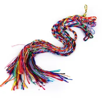 

ABL0302(120), Bohemian Brazil Cheap Colorful Rainbow Handmade Weave Woven Braided Rope String Strand Friendship Bracelet