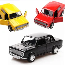 Alta simulação lada 1:36 liga modelo de carro russo diecast vintage metal carro fundição coleção clássico modelo brinquedos v033