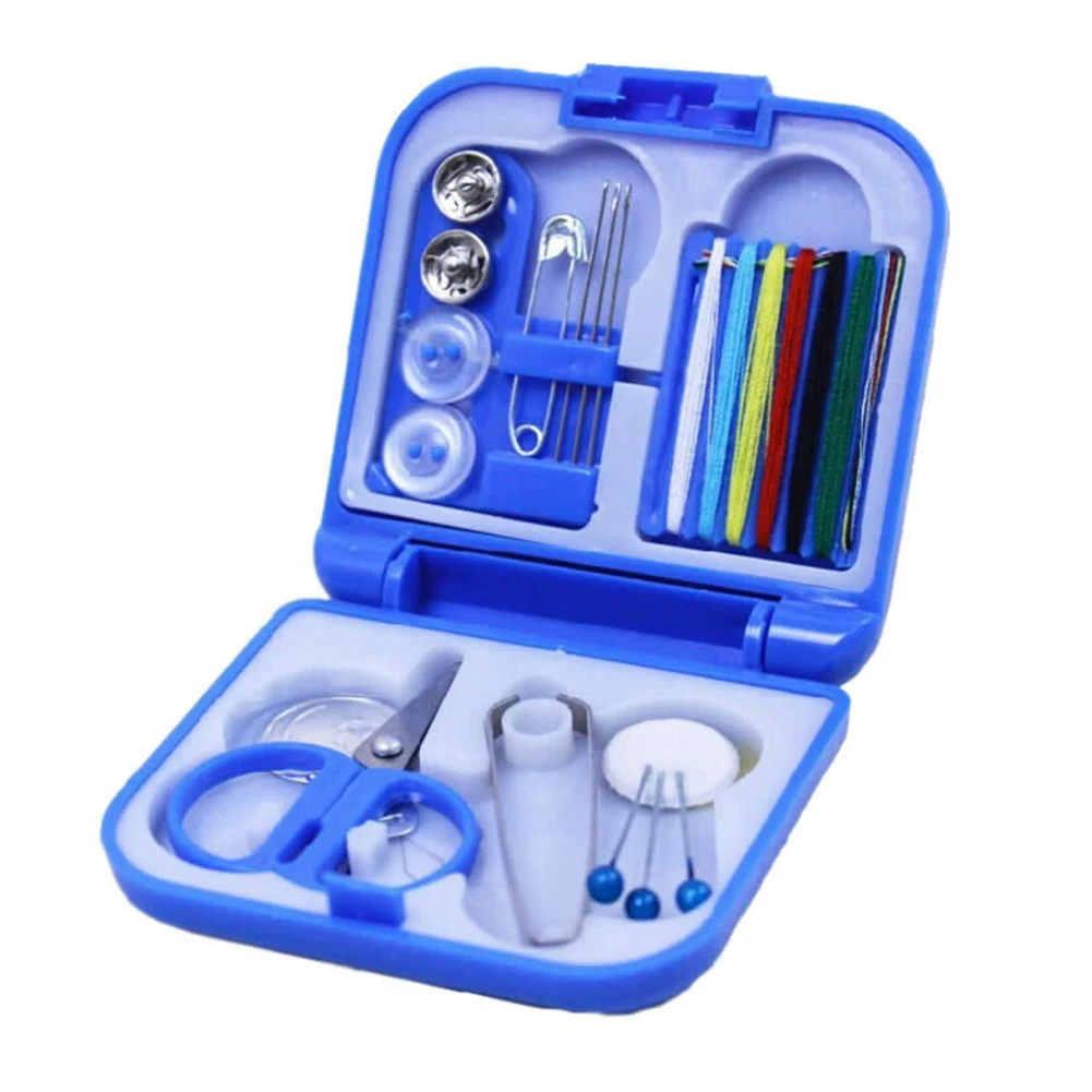 

DIY Practical Clothing Sewing Kit Needle-Thread Travel Portable Knitting Tool Pins Mini Buttons Metal Tweezer Scissor Home