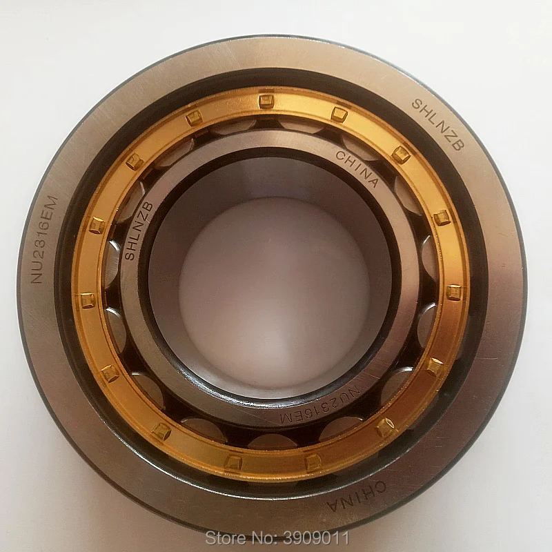 

SHLNZB Bearing 1Pcs NU212 NU212E NU212M C3 NU212EM NU212ECM 60*110*22mm Brass Cage Cylindrical Roller Bearings