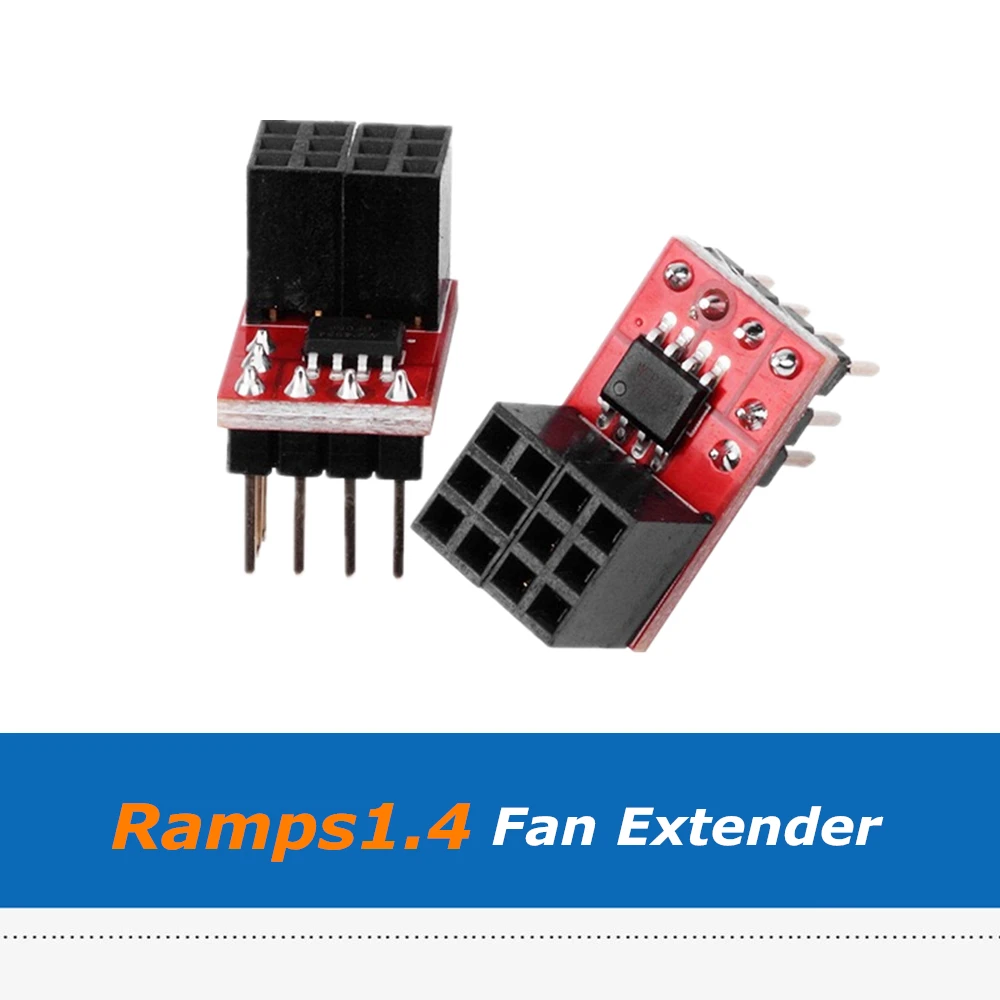 

2pcs/lot 3D Printer Parts Reprap RAMPS 1.4 RRD Fan Extender Expansion Module 2 PWM With Max 20V For Ramps1.4 Board