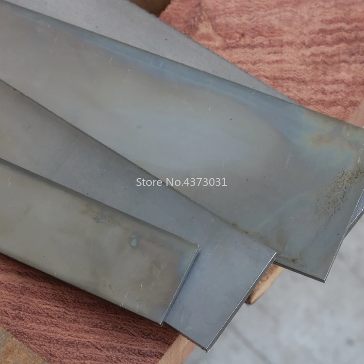 Мульти размер DIY лезвие ножа стальная пластина термообработка низкоуглеродистая упругая полировка поверхности Швеция 1428 сталь