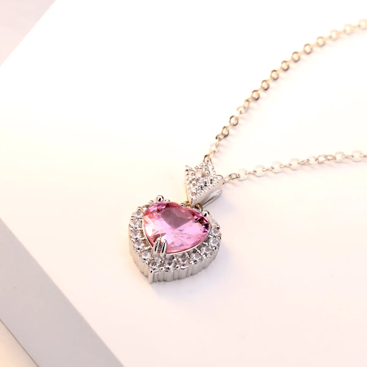 Сердце подвеска с аметистом Щепка S925 для Для женщин халцедон колье Amethyste Bizuteria Агат Colgante де лей Mujer кулон