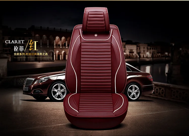 Модные чехлы Coche Asiento универсальные чехлы для автомобильных сидений универсальные кожаные чехлы для автомобильных сидений Аксессуары