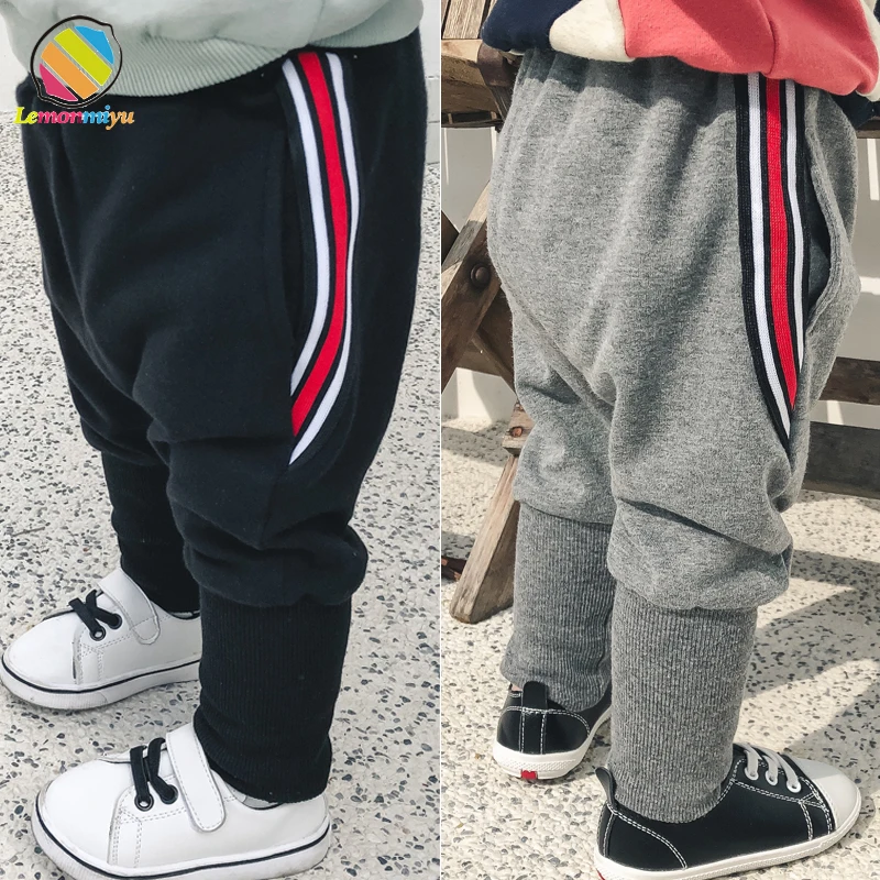 

Lemonmiyu Baby Spring Cotton Harem Newborn Striped Big PP Pants 0-24M Infants Boy Long Pockets Trousers Newborn Patchwork Pants