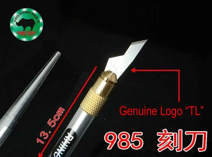 Японский Рино 985 полностью металлический Graver с жестким лезвием 16 # для печатных