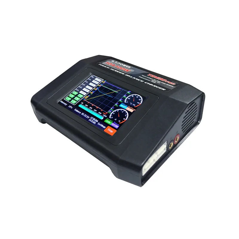

New G.T. Power TD610 PRO 100W 10A AC/DC Touch Screen Battery Charger Discharger