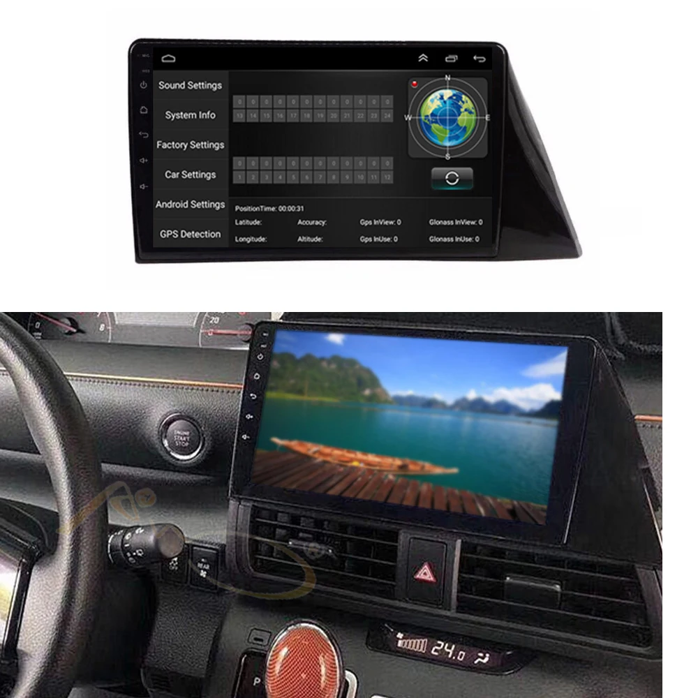 Best Android 8.1 Car GPS Player Navi for Toyota Sienta Car Radio Touch Screen Multimedia Head Unit Stereo WIFI Blurtooth Mirror Link 2