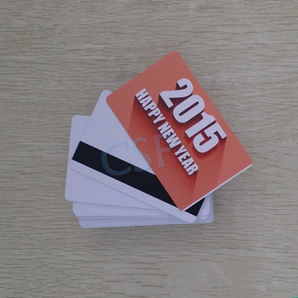 100 Tarjetas De Banda Magnética HiCo Mag PVC de inyección de tinta en blanco deslizar tarjeta Cr80 Imprimible