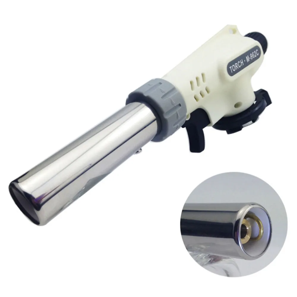 

Autoignition Gas Torch Flame Gun Blowtorch Cooking Soldering Gas-Burner Butane Lighter Heating Welding Gas Burner Flame