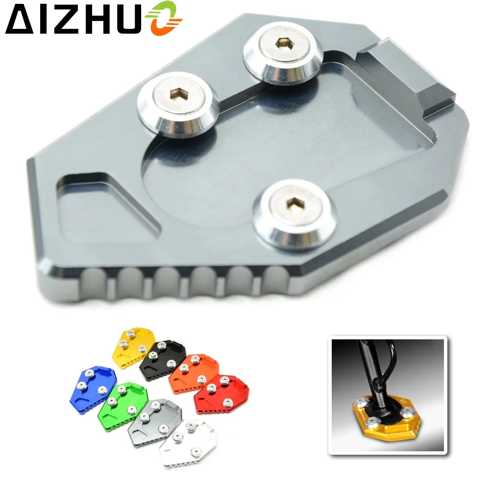 Motorcycle stand Side Stand Enlarge CNC Aluminum Kickstand Footrest For Honda CB 1000R CB1000R 2008 2009 2010 2011 2012 - 2015