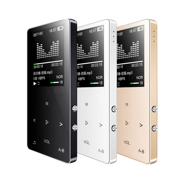 m350 touch screen speaker hifi mp3 player embutido de metal de alta