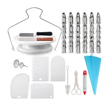 73 шт. торта поворотные насадки для украшения тортов Набор Масло Хлеб нож для теста резак многоразовый кондитерский сумки кухонные принадлежности для выпечки