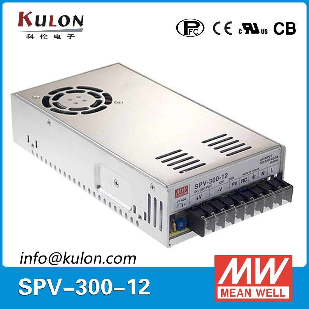 Meanwell SPV 300 12 300W 25A 12V Power Supply with PFC function output