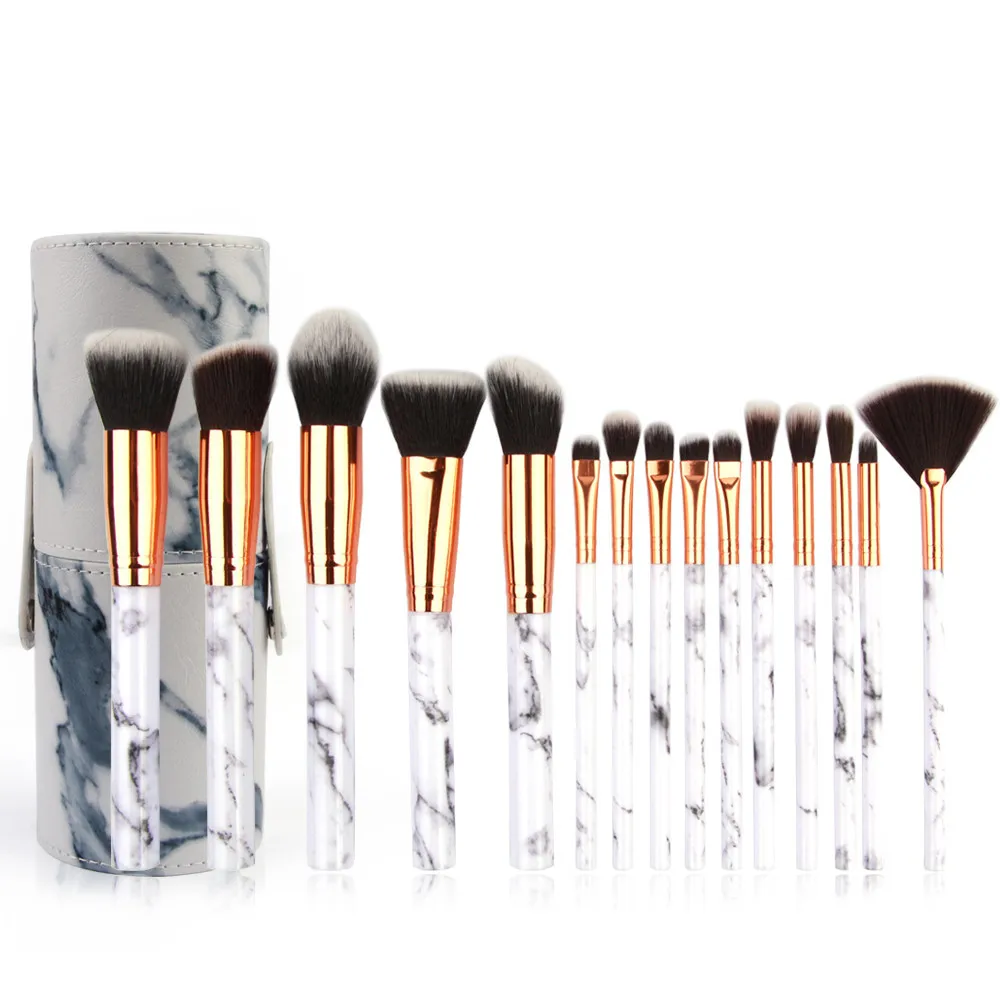 

MAANGE 15 Pcs Makeup Brushes Set Professional Face Eye Shadow Eyeliner Foundation Blush Make up Brushes Sets pinceaux maquillage