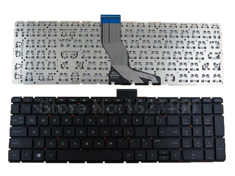 США клавиатура для hp Pavilion 15-AB черный без рамки без Фольга Win8 новый ноутбук клавиатуры с бесплатной доставкой