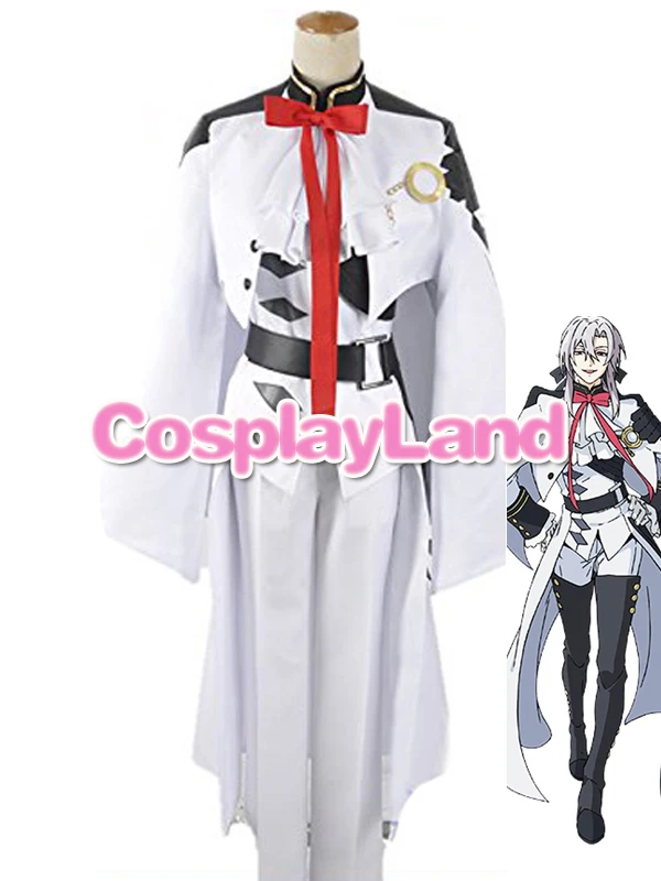 

Seraph of the End Ferid Bathory Vampires Uniform Cosplay Costume Halloween Costume Custom Made Carnival Party For Adult Men